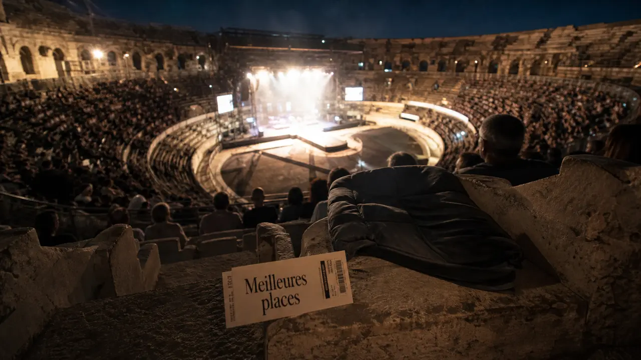 Meilleures places arènes de Nîmes : vue depuis les gradins