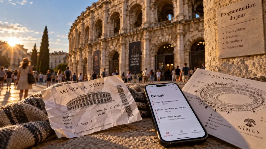 Aux arènes de Nîmes ce soir : billets et horaires
