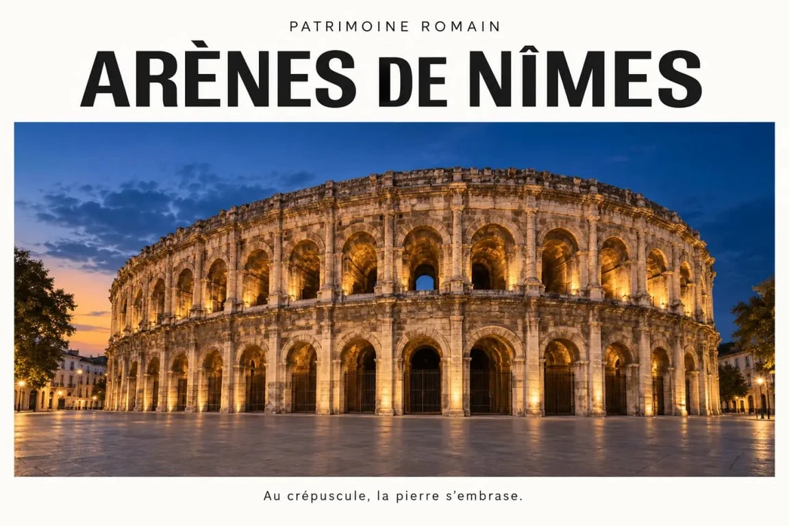 Les Arènes de Nîmes lors d'un concert, un cadre historique exceptionnel pour le programme des Arènes de Nîmes.