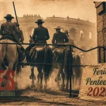 Feria de Nîmes 2026 : affiche vintage fête taurine à l’arène