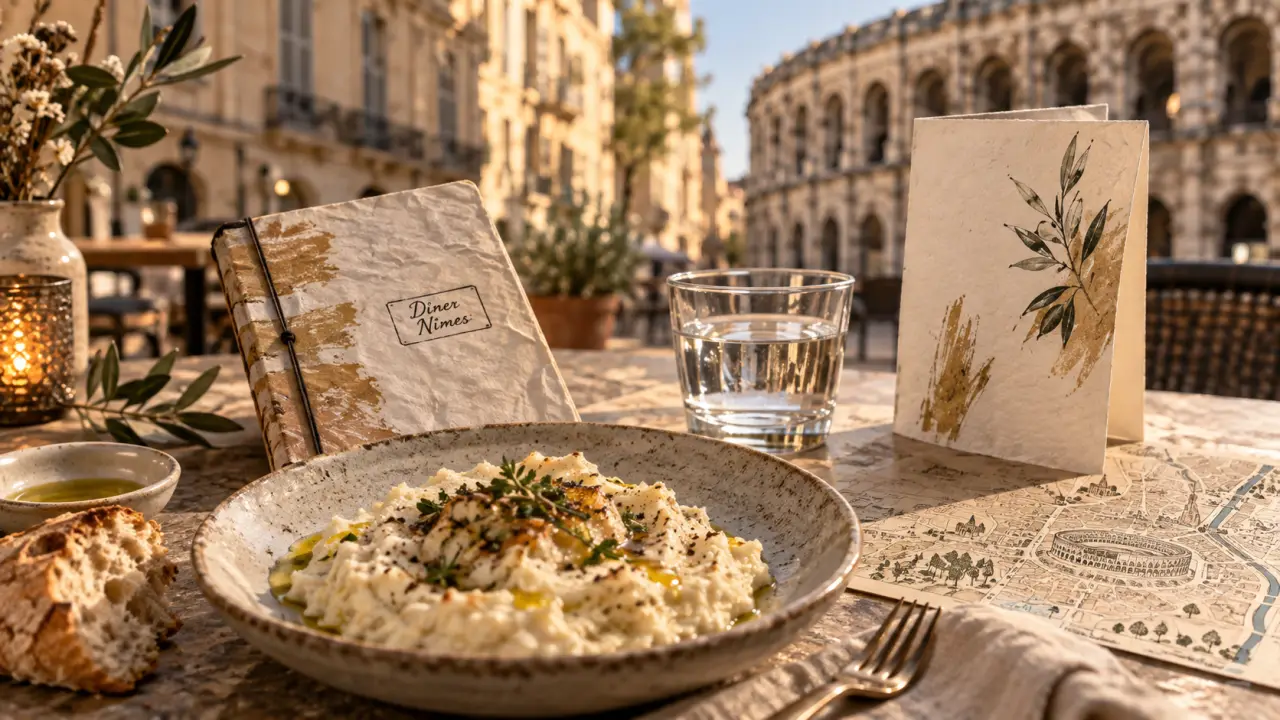 Meilleurs restaurants à nîmes : brandade de morue et carnet de réservation