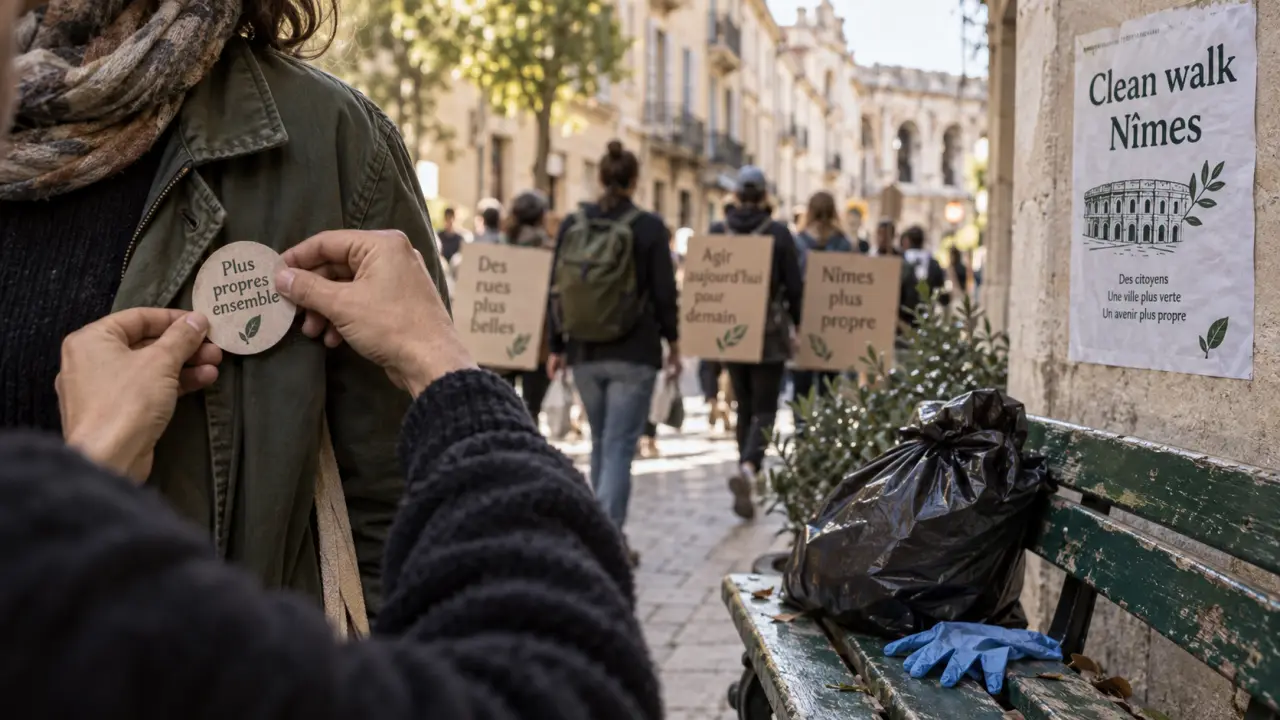 Une clean walk organisée à Nîmes le samedi 14 novembre