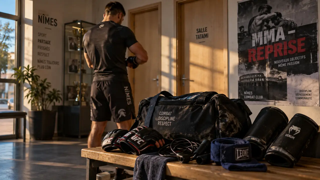 À Nîmes, Idris Rahimi veut reprendre sa carrière de MMA