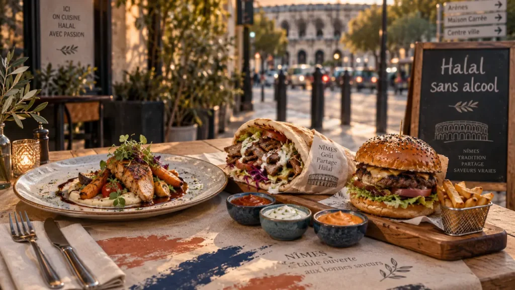 Le meilleur restaurant halal à Nîmes dépend de votre occasion, pas d’une note unique