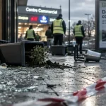 À Nîmes, plusieurs commerces endommagés après la manifestation