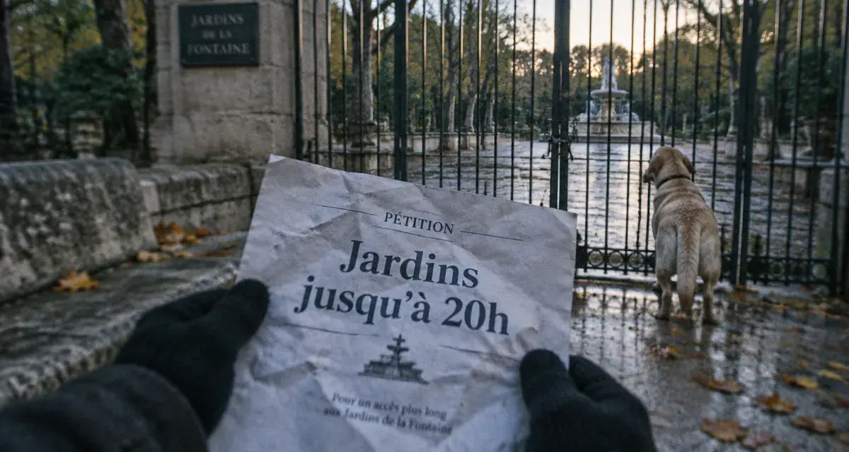 À Nîmes, une pétition pour ouvrir les Jardins de la Fontaine jusqu’à 20 heures
