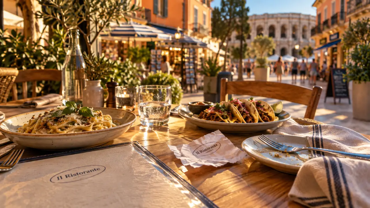 Restaurant nîmes cap costiere : terrasse nîmoise, menu et cuisine