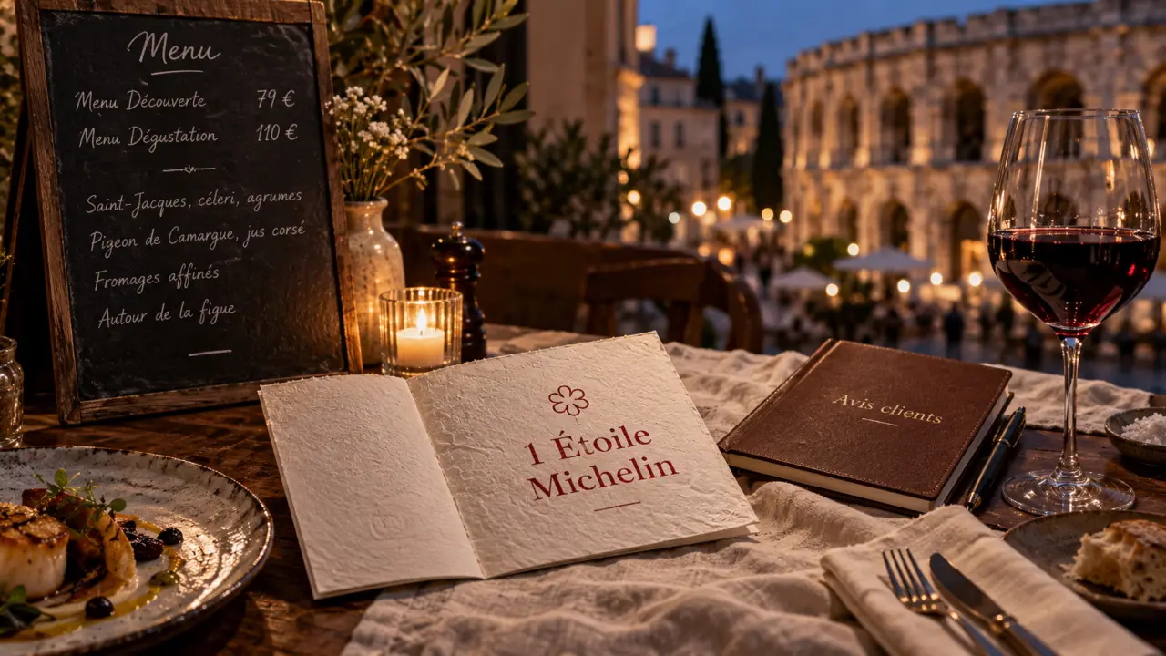 Restaurant nîmes michelin : étoile, avis clients et menu