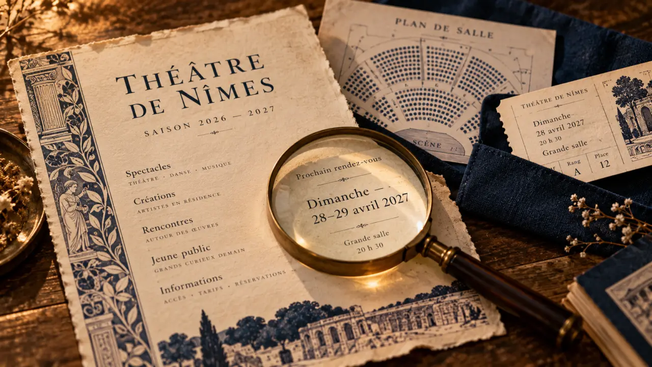 Théâtre de Nîmes événements à venir : programme « Dimanche » 28–29 avril 2027
